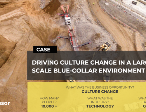 Driving Culture Change in a Large-Scale Blue-Collar Environment